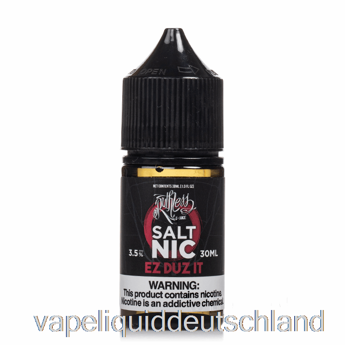 Ez Duz It – Rücksichtsloses Salz – 30 Ml 20 Mg Vape Deutschland